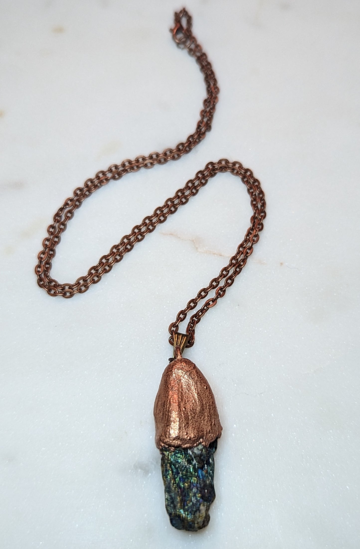 Peacock Ore Pendant